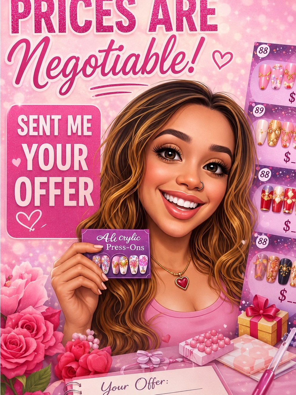 Negotiable offer